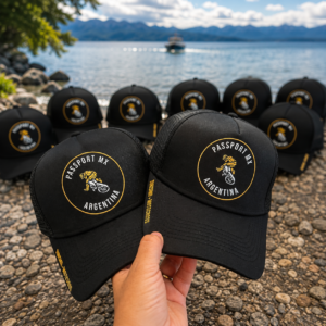 Gorra trucker PMXA color negro